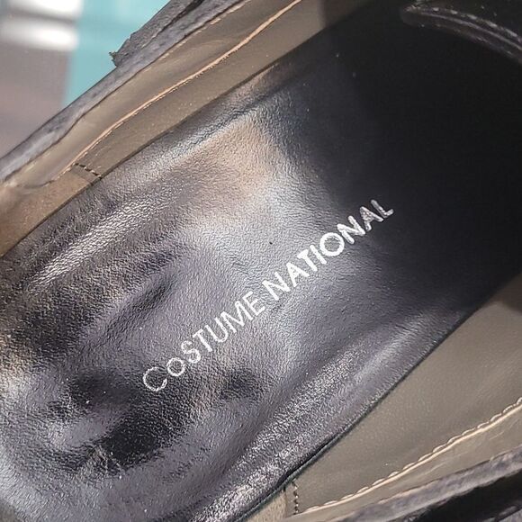 COSTUME NATIONAL MONK STRAP ALL LEATHER DRESS SHOES 7 - Picture 7 of 10